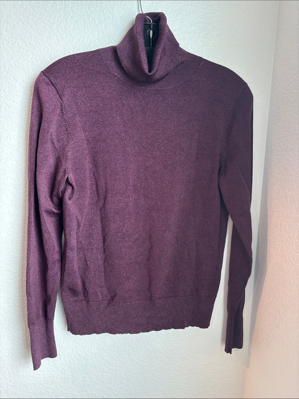 Kate Spade Turtleneck Sweater - Plum Sparkle